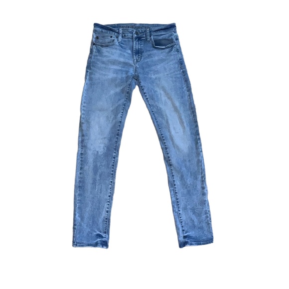 American Eagle Outfitters Other - American Eagle Mens Light Wash Skinny Jeans 5-Pocket Design Size 29x32